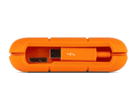 LaCie Rugged 2TB Thunderbolt Pomarańczowo-Szary - 377195 - zdjęcie 4
